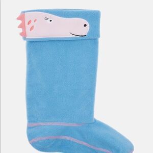 NEW JOULES SMILE RAIN BOOT LINERS big girl